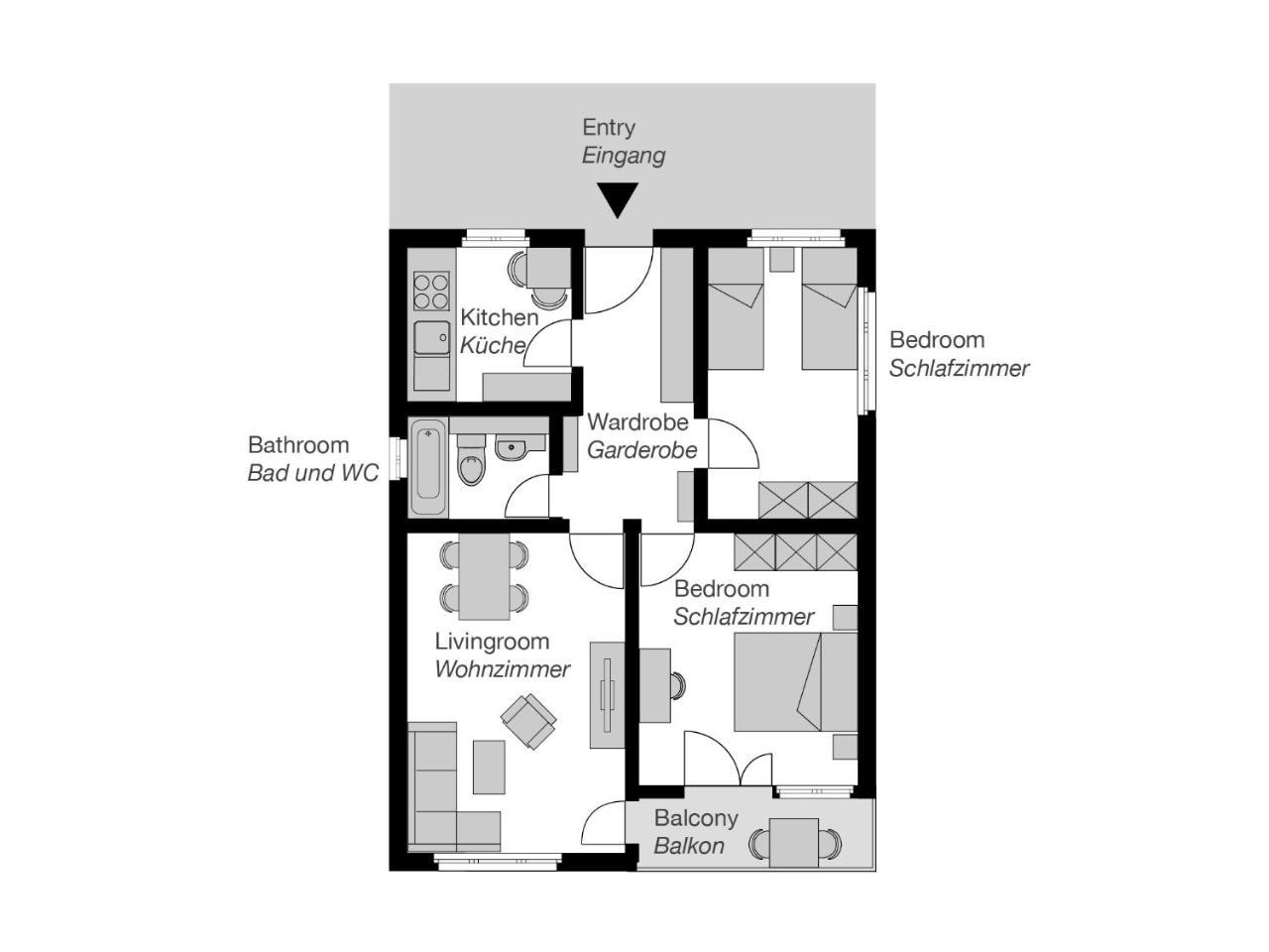 City Stay - Ringstrasse Wangen-Bruttisellen Dış mekan fotoğraf